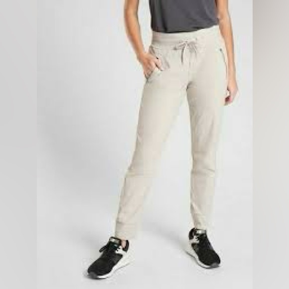 Athleta Trekkie Jogger Pants wheat 8 - Picture 3 of 7